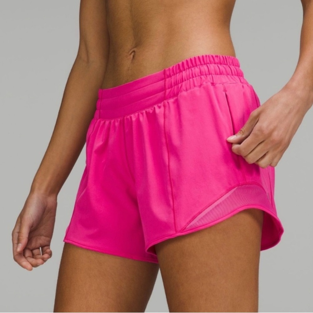 Size 2 Lululemon pink shorts